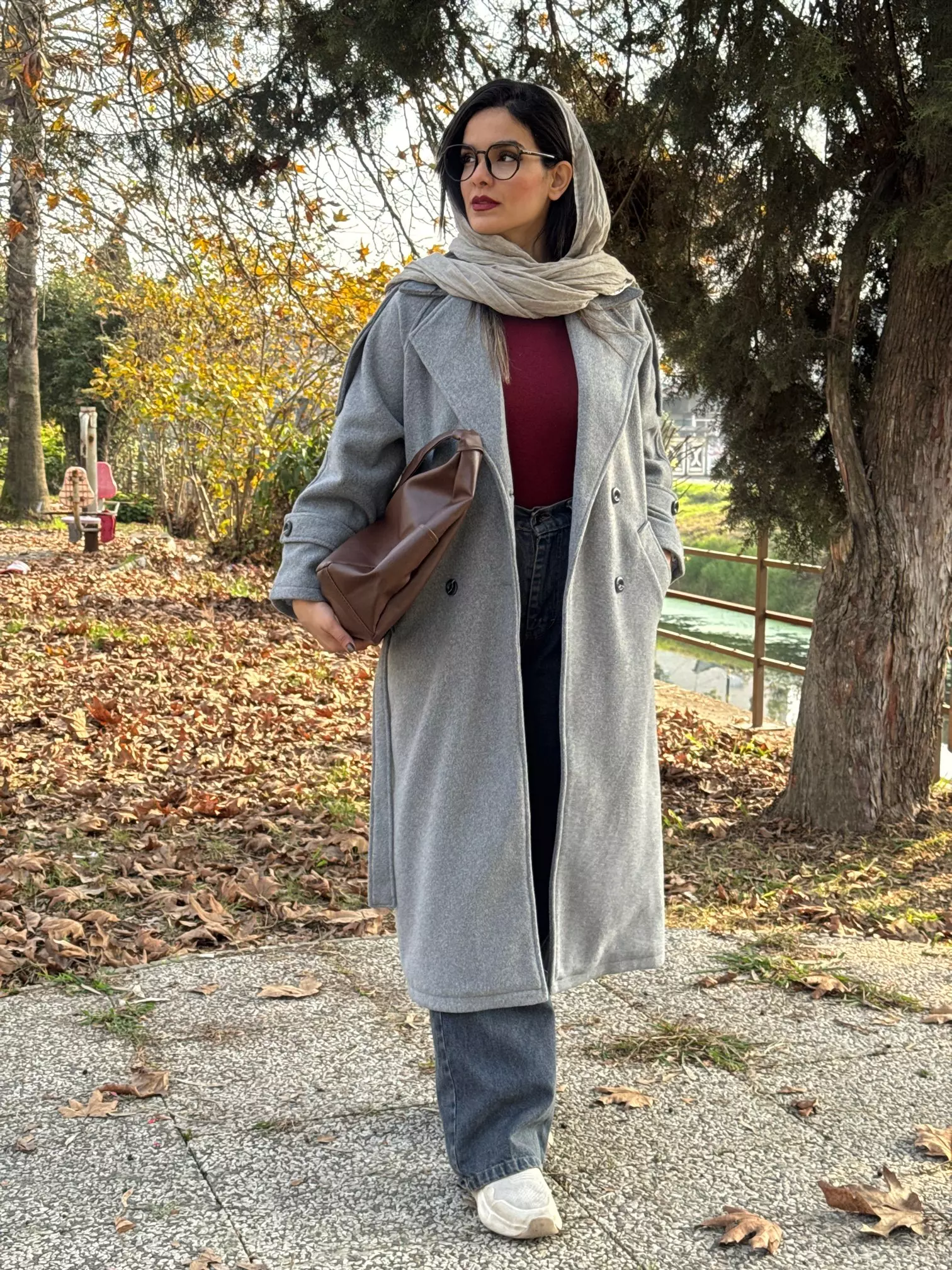 پالتو بلند آستردار نکیسا ( ارسال رایگان)